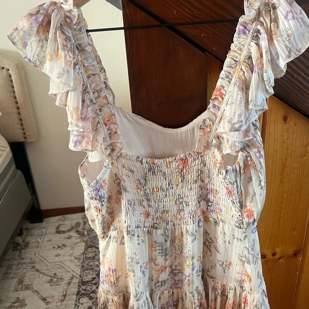 Floral Ruffle Dress - Picture 5 of 6